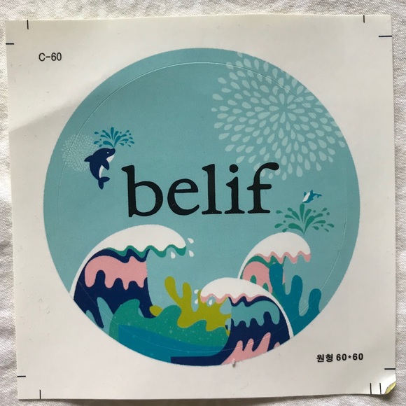 NWT Belif USA Pop Socket + 2 Stickers Wave Design - Picture 2 of 4